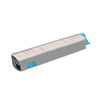 Huismerk OKI C8600 / C8800 (43487711) Toner Cyaan