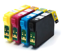 Huismerk Epson T1285 Inktcartridges Multipack (zwart + 3 kleuren) afbeelding