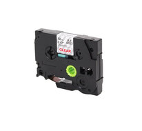 Huismerk Brother TZe-232 Labeltape 12mm Rood op Wit afbeelding