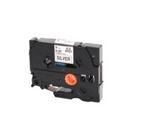 Huismerk Brother TZe-325 Labeltape 9mm Wit op Zwart afbeelding