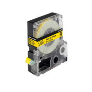 Huismerk Epson LC-3YBP9 (C53S624401) Labeltape 9mm Zwart op Geel afbeelding