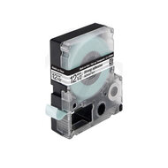 Huismerk Epson LC-4TBW9 (C53S625410) Labeltape 12mm Zwart op Transparant afbeelding