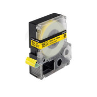 Huismerk Epson LC-5YBP9 (C53S626401) Labeltape 18mm Zwart op Geel afbeelding