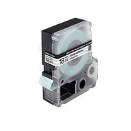 Huismerk Epson LC-5TBW9 (C53S626409) Labeltape 18mm Zwart op Transparant afbeelding