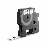 Huismerk DYMO D1 45013/S0720530 Labeltape 12mm Zwart op Wit afbeelding