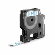 Huismerk DYMO D1 45014/S0720540 Labeltape 12mm Blauw op Wit afbeelding