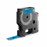 Huismerk DYMO D1 45016/S0720560 Labeltape 12mm Zwart op Blauw afbeelding