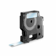 Huismerk DYMO D1 45020/S0720600 Labeltape 12mm Wit op Transparant afbeelding