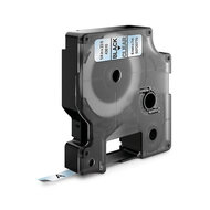 Huismerk DYMO D1 43610/S0720770 Labeltape 6mm Zwart op Transparant afbeelding