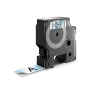 Huismerk DYMO D1 45800/S0720820 Labeltape 19mm Zwart op Transparant afbeelding