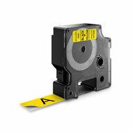 Huismerk DYMO D1 45808/S0720880 Labeltape 19mm Zwart op Geel afbeelding