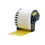Huismerk Brother DK-44605 Continue Labels Geel (62mm x 30,48m) afbeelding