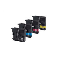 Huismerk Brother LC-985 XL Inktcartridges Multipack (zwart + 3 kleuren) afbeelding