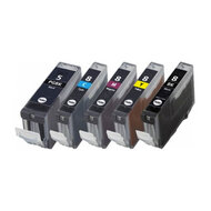 Huismerk Canon PGI-5/CLI-8 Inktcartridges Multipack (2x zwart + 3 kleuren) afbeelding
