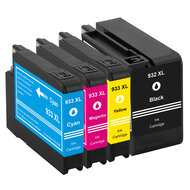 Huismerk HP 932/933 XL Inktcartridges Multipack (zwart + 3 kleuren)