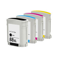 Huismerk HP 88 XL Inktcartridges Multipack (zwart + 3 kleuren)