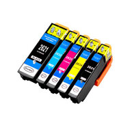 Huismerk Epson 26XL (T2636) Inktcartridges Multipack (2x zwart + 3 kleuren) afbeelding