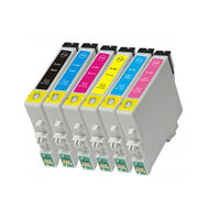 Huismerk Epson T0487 Inktcartridges Multipack (zwart + 5 kleuren)