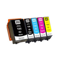 Huismerk Epson 202XL Inktcartridges Multipack (2x zwart + 3 kleuren)