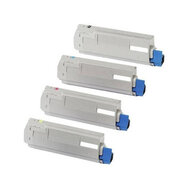 Huismerk OKI C823/C833/C834/C843 (46471101-46471104) Toners Multipack (zwart + 3 kleuren) afbeelding