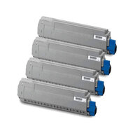 Huismerk OKI C5650 /C5750 (43865708-43872307) Toners Multipack (zwart + 3 kleuren) afbeelding