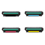 Huismerk HP 647X/648A (CE260X-CE263A) Toners Multipack (zwart + 3 kleuren) afbeelding
