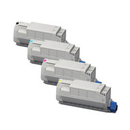 Huismerk OKI 46507613-46507616 Toners Multipack (zwart + 3 kleuren)