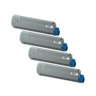 Huismerk OKI MC851 / MC861 (44059165-44059168) Toners Multipack (zwart + 3 kleuren) afbeelding