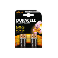 Duracell Plus AAA Alkaline Batterij 4 Stuks afbeelding