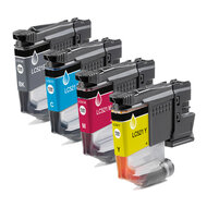 Brother Huismerk  LC-521 Inktcartridge Multipack (zwart en drie kleuren)