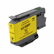 Brother Huismerk  LC-528Y Inktcartridge Geel